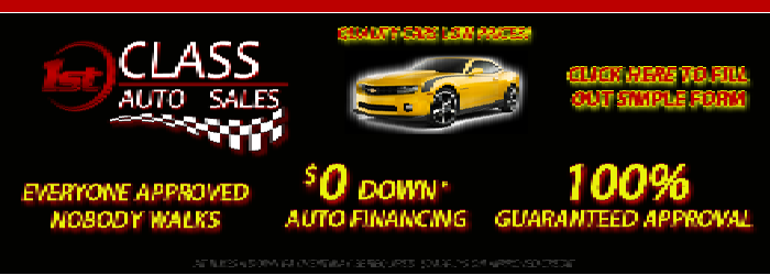 1ST CLASS AUTO SALES - Logo