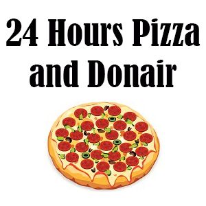 24 Hours Pizza and Donair - Logo