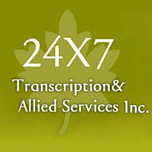 24x7 Transcription and Allied Services - Logo