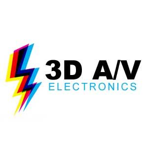 3D A/V Electronics - Logo