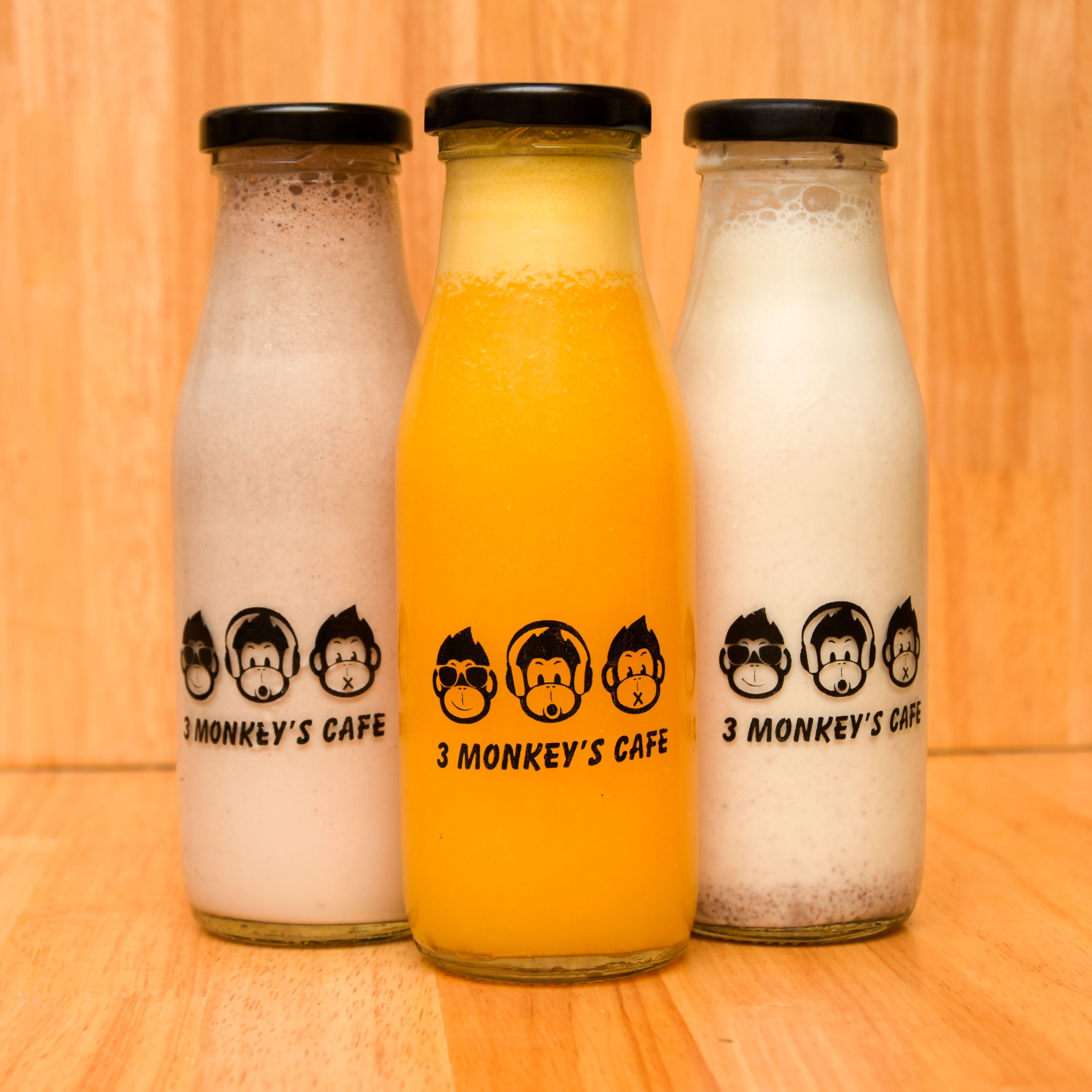 3 Monkeys Cafe - Logo