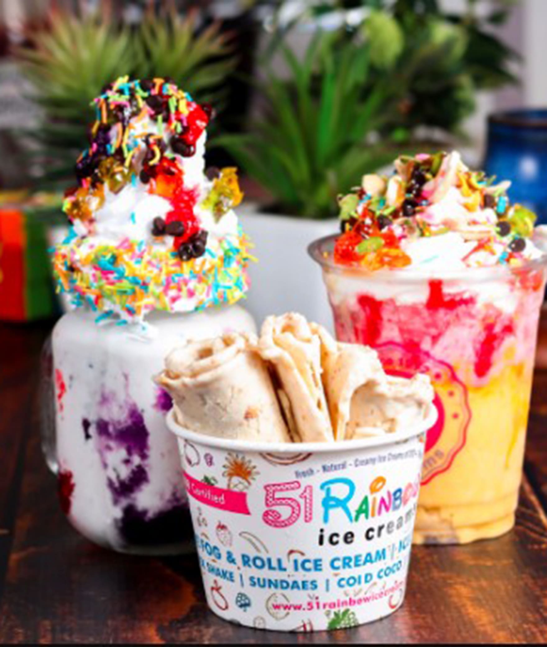 51 Rainbows Live Ice Cream - Logo