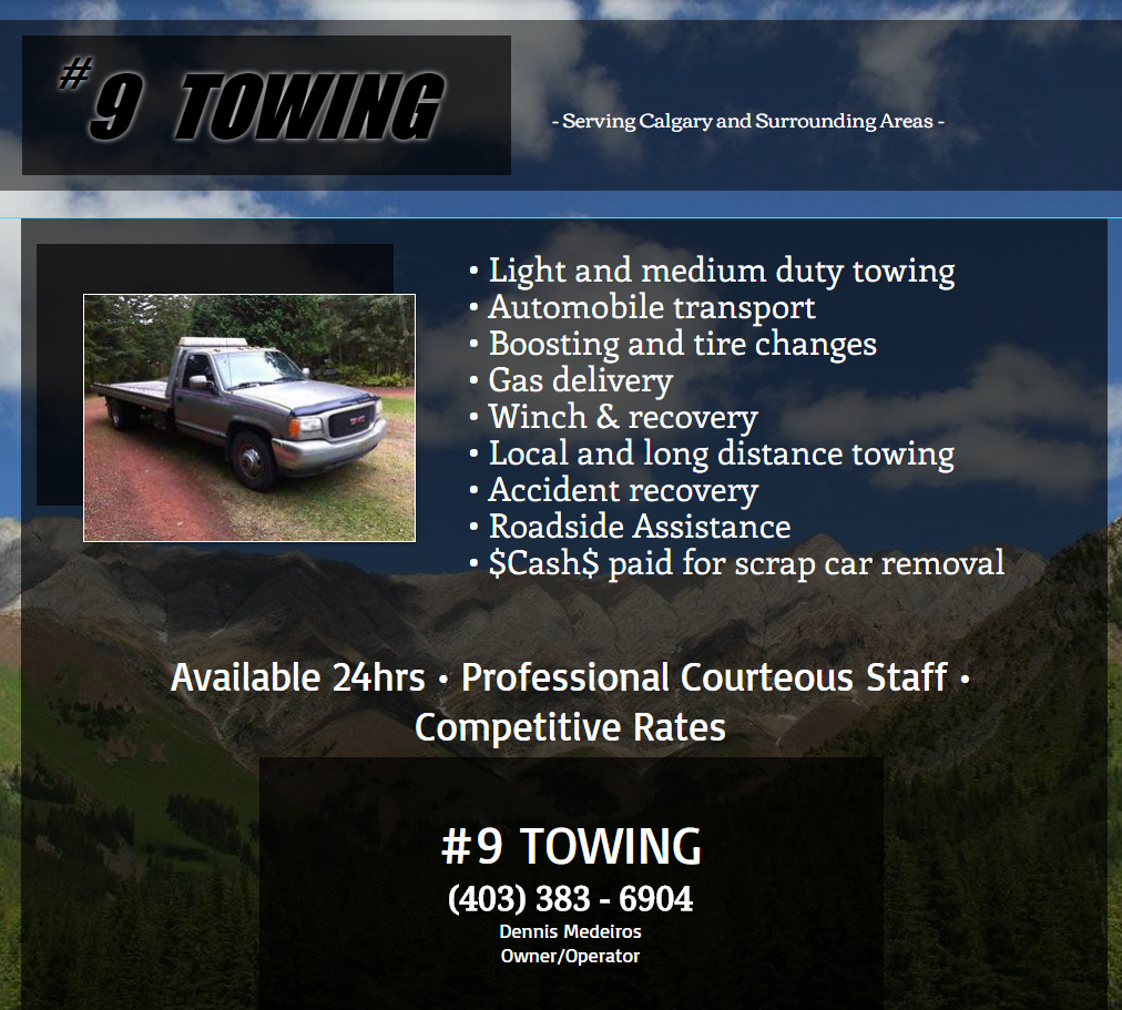 #9 Towing Ltd. - Logo