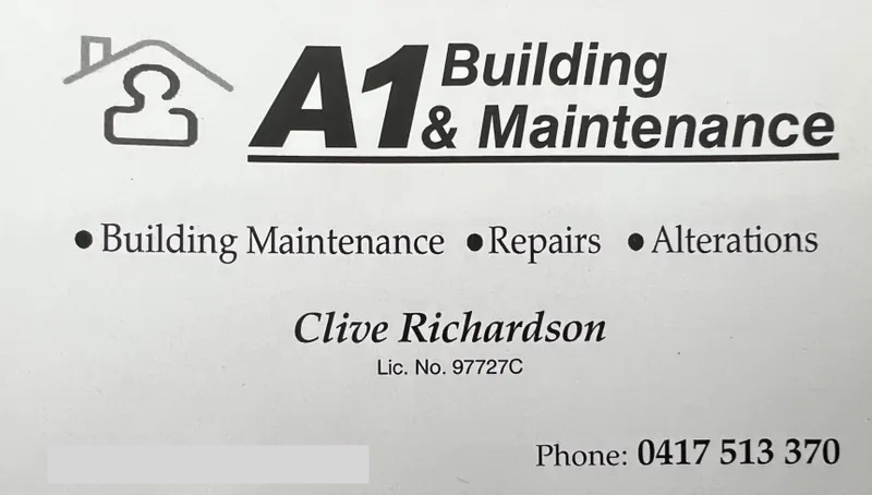 A1 Maintenance and Building - Cover photo