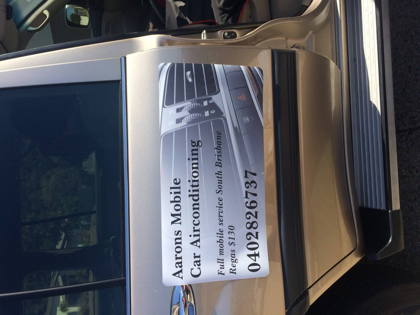 Aarons Mobile Car Airconditioning - Logo
