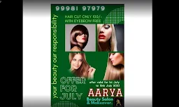 Aarya Beauty Salon & Makeover - Logo