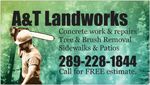 A&a;T LANDWORKS - - Logo