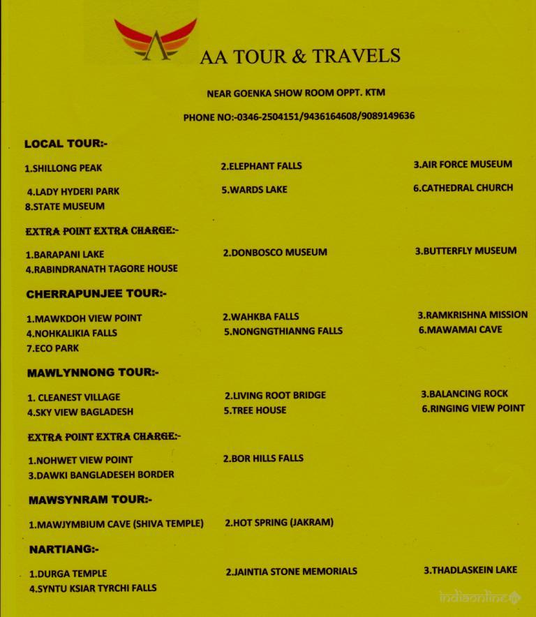 Aa Tour And Travels - Cover photo