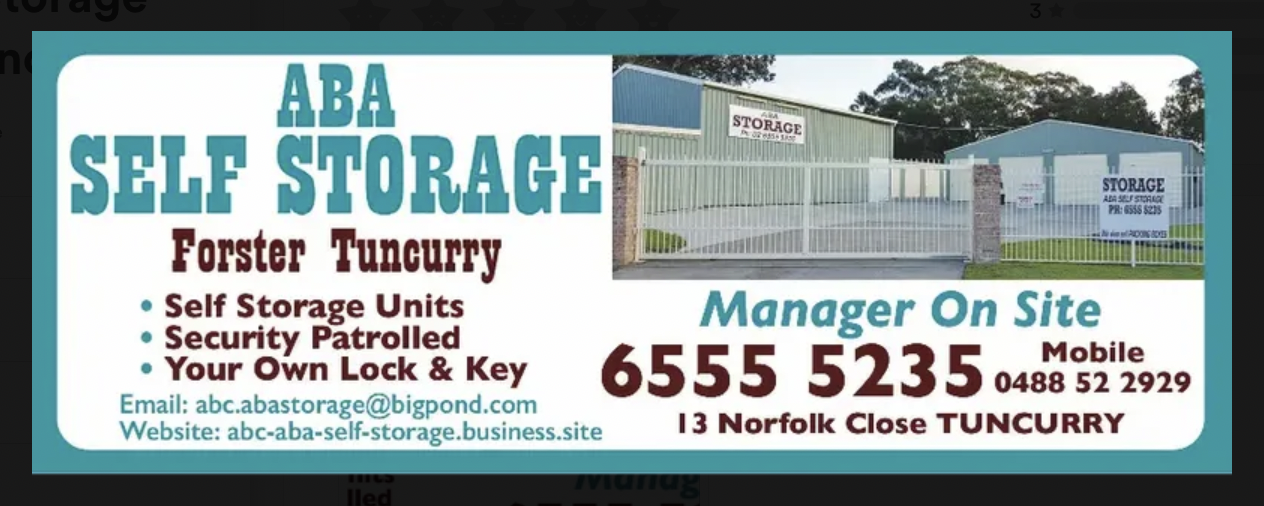 ABA Self Storage Forster Tuncurry - Cover photo