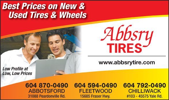 Abbsry New &a; Used TIRES Ltd. - Logo