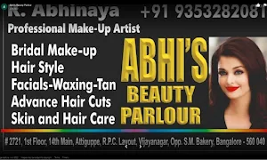 Abhi's beauty parlour - Logo