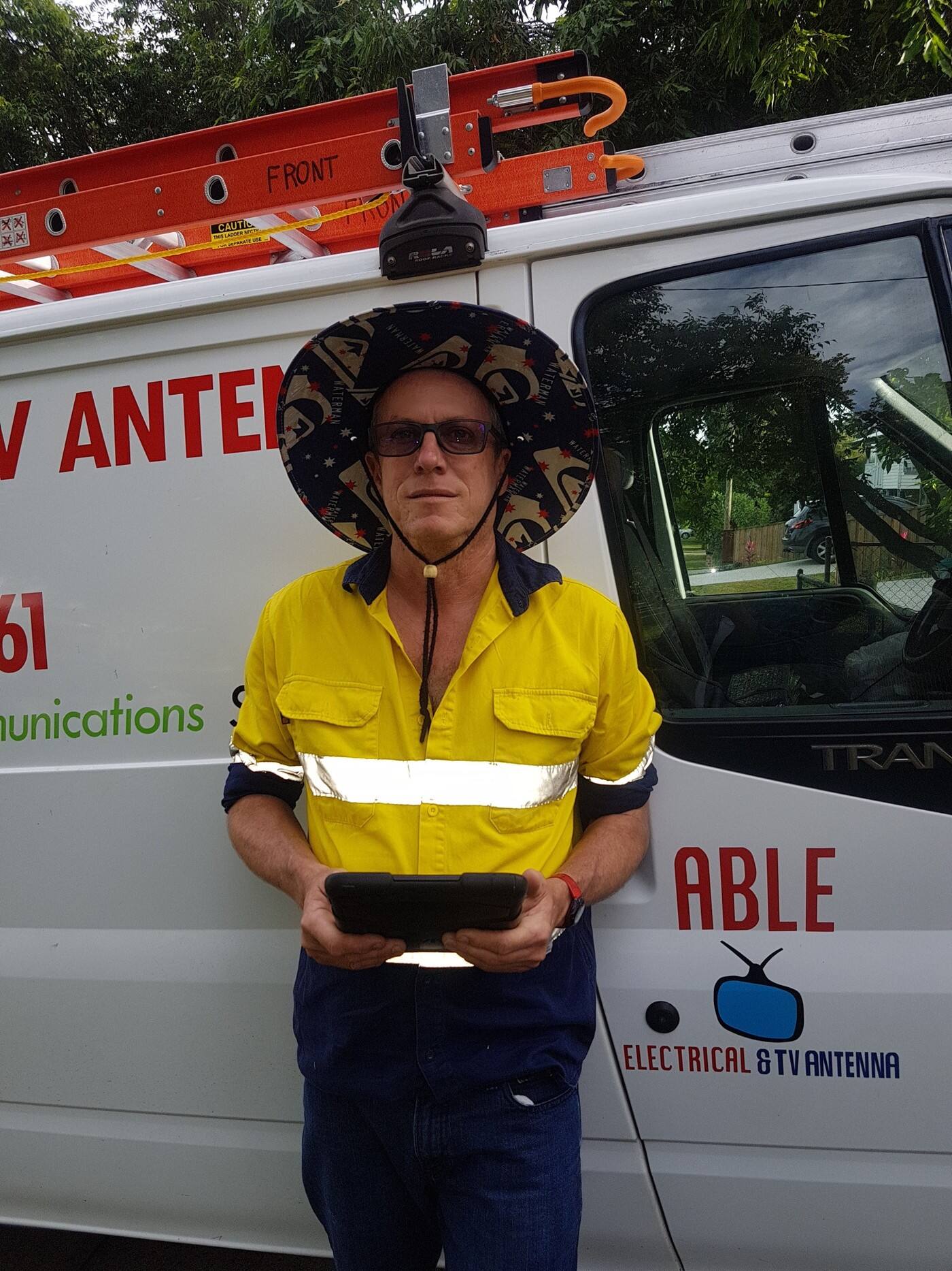 Able Electrical & TV Antenna. - Logo