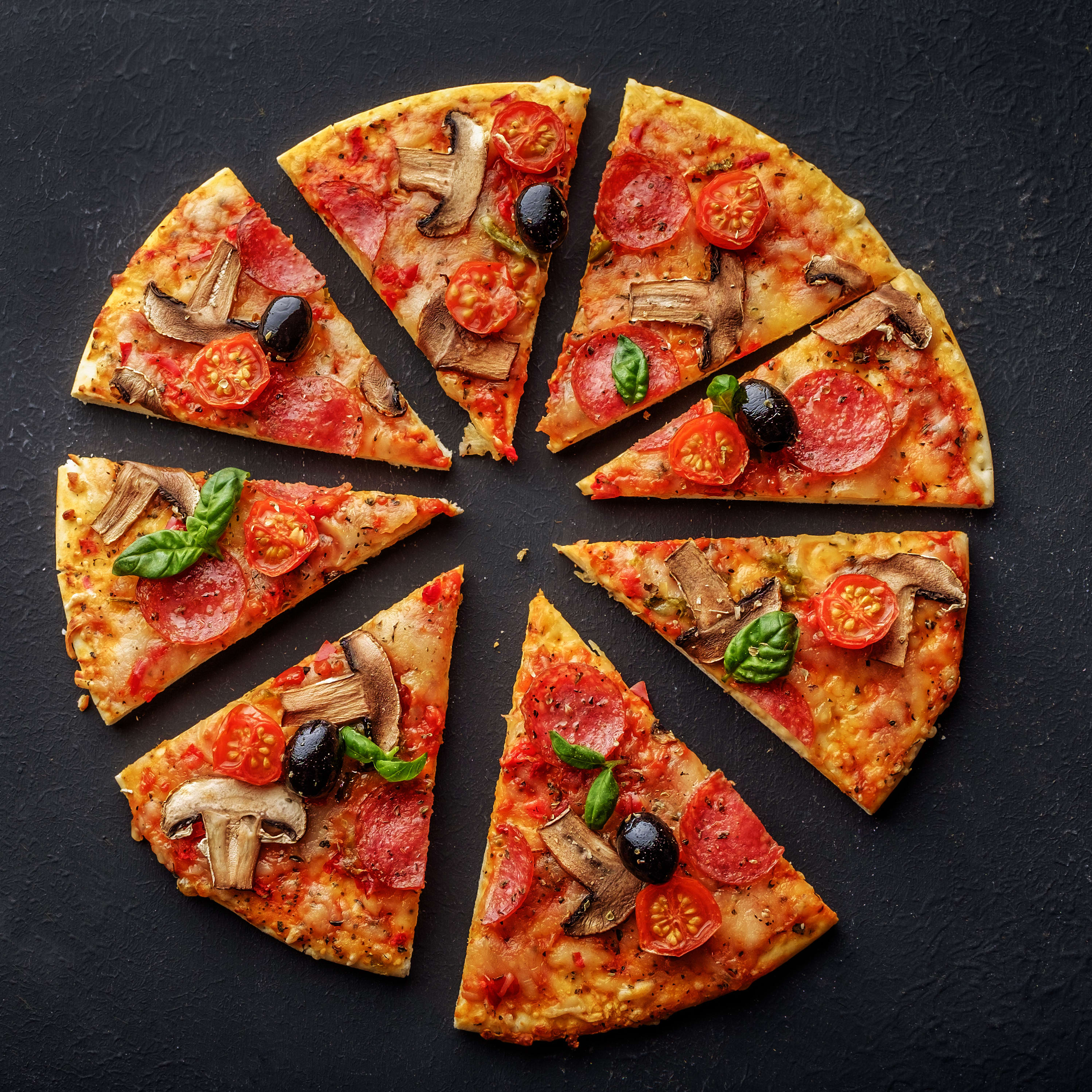 ABS Delicious Pizza - Logo
