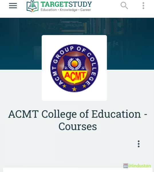 ACMT College of Education - Courses - Logo