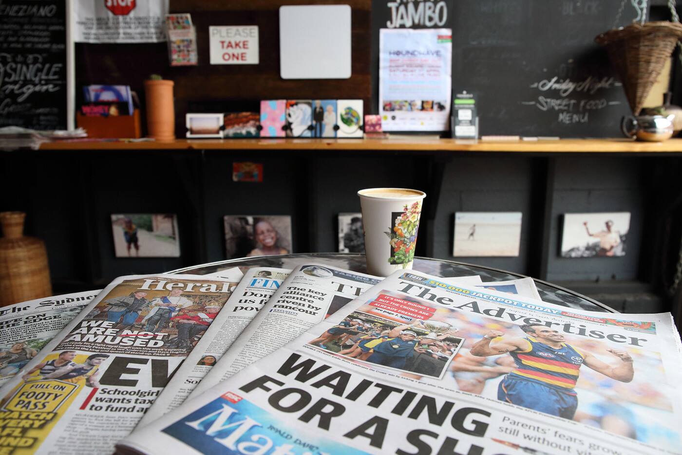 Adelaide Newsagency - Cover photo