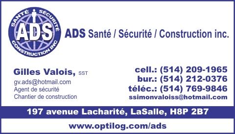 ADS Santé Sécurité Construction Inc. - Logo