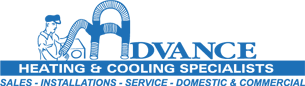 Advance Heating and Cooling Specialists - Logo