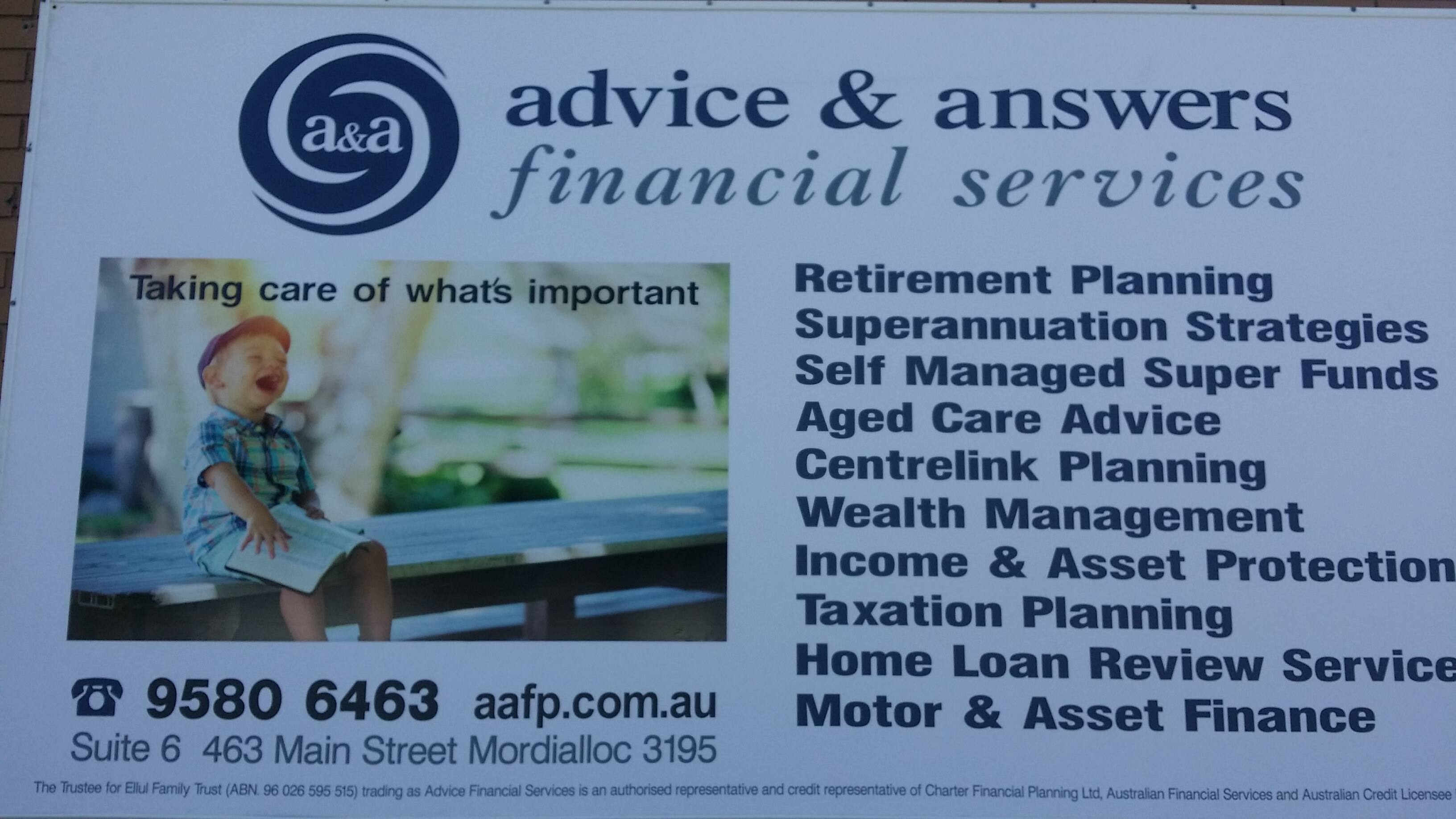 Advice & Answers Financial Services - Cover photo