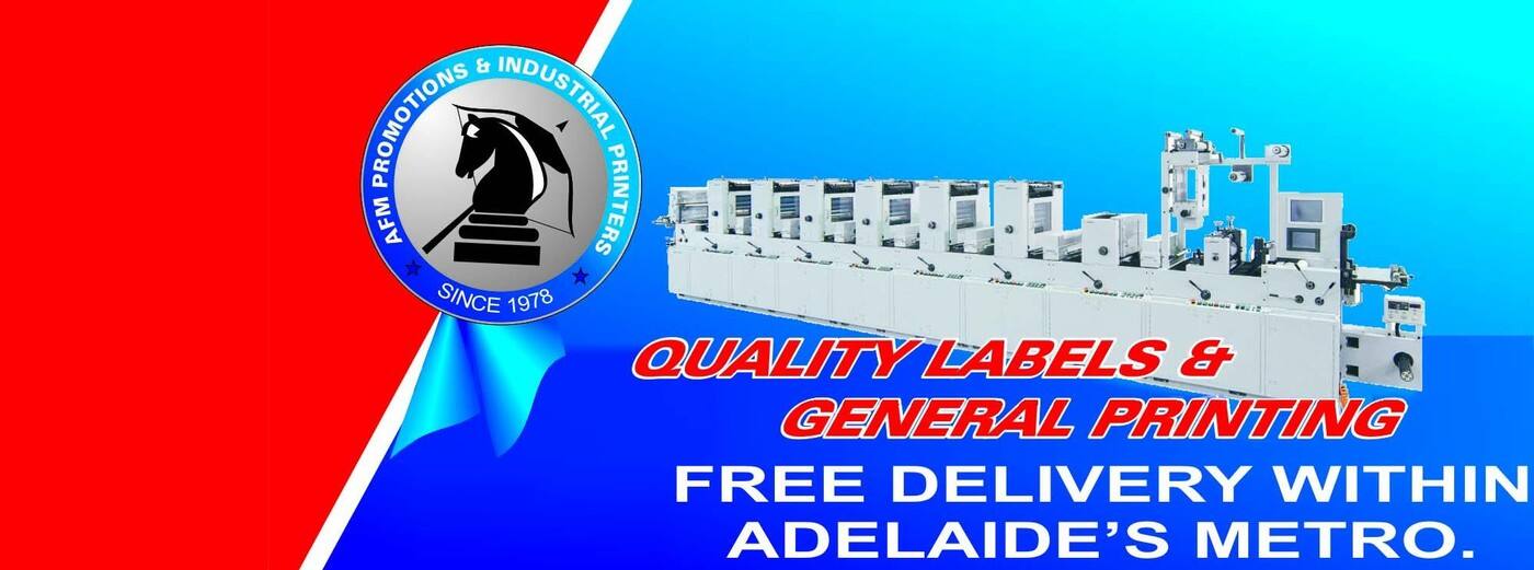 AFM Promotions & Industrial Printers - Logo