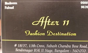 After 11 Fashion Destination - Logo