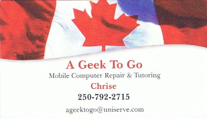 A Geek To Go Mobile Computer Services - Logo