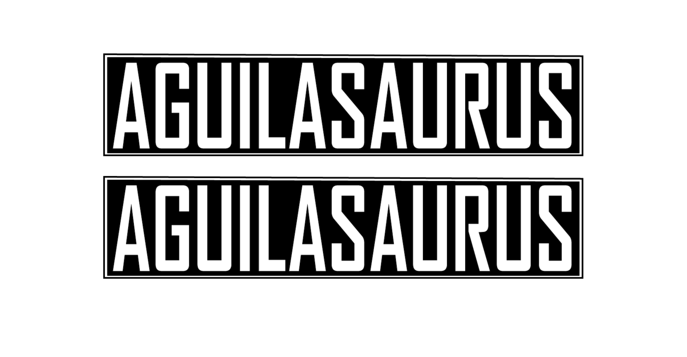 Aguilasaurus - Logo