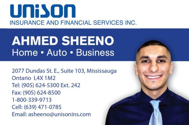 Ahmed Sheeno, Unison Insurance Broker - Logo