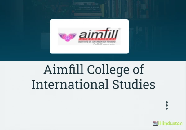 Aimfill College of International Studies - Logo