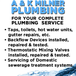 A & K Milner Plumbing - Logo