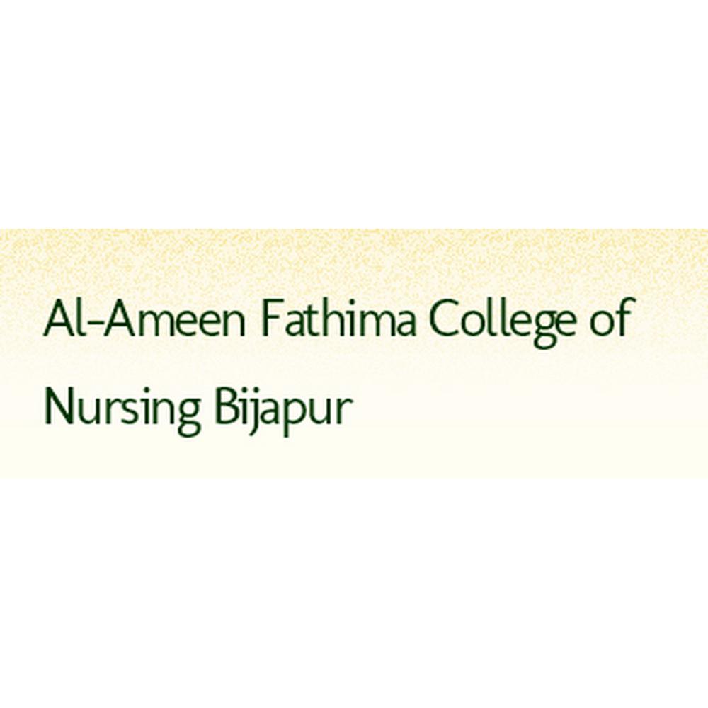Al-Ameen Fathima College of Nursing (AAFCN), Bijapur - Logo