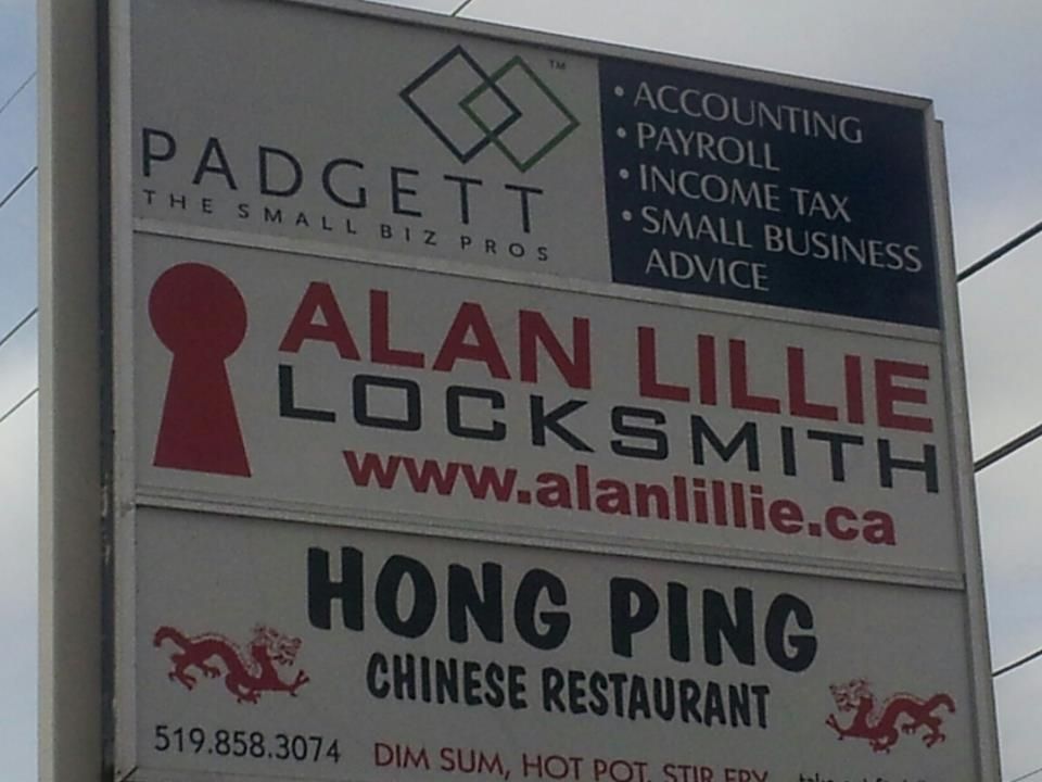 Alan Lillie Locksmith - Logo