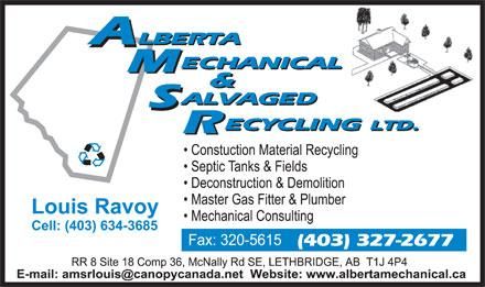 Alberta Mechanical &a; Salvaged Recycling Ltd. - Logo