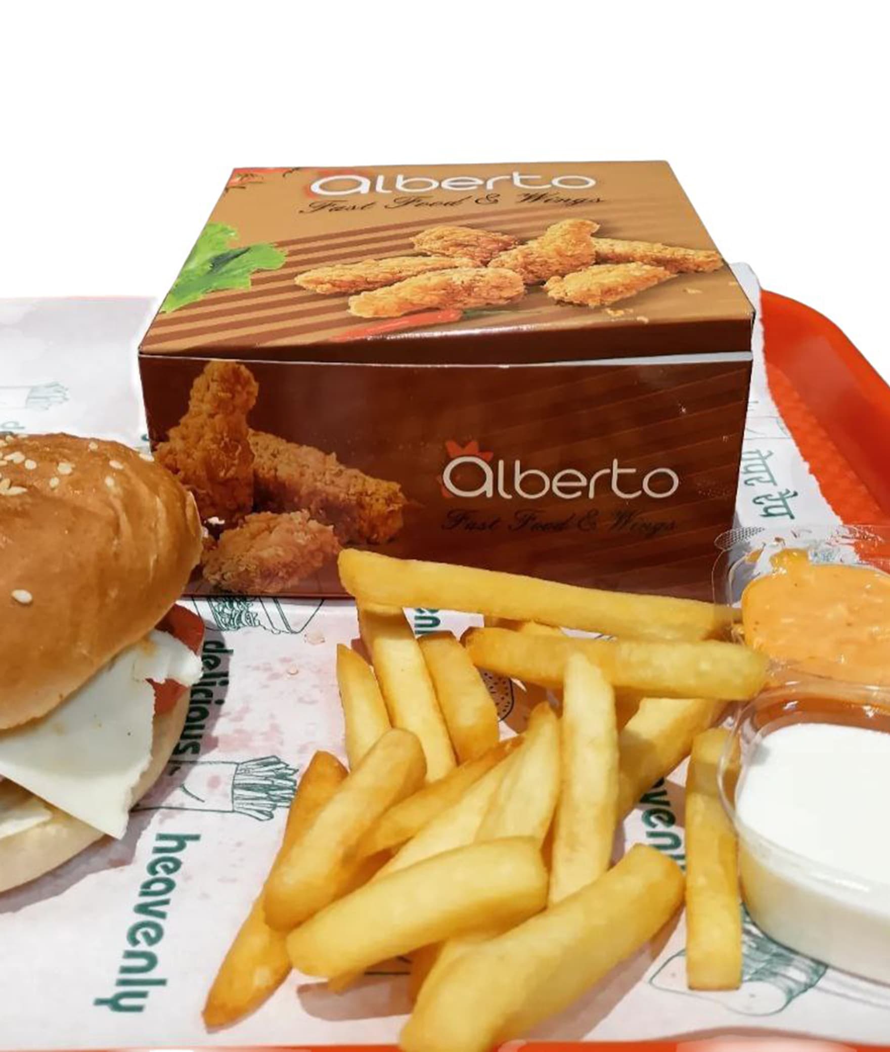 ALBERTO FAST FOOD & WINGS - Logo
