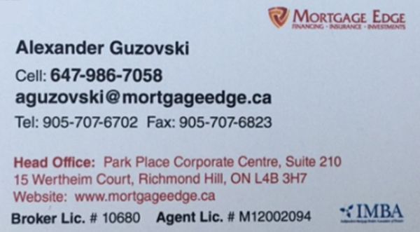 Alexander Guzovski Mortgage Agent - Logo