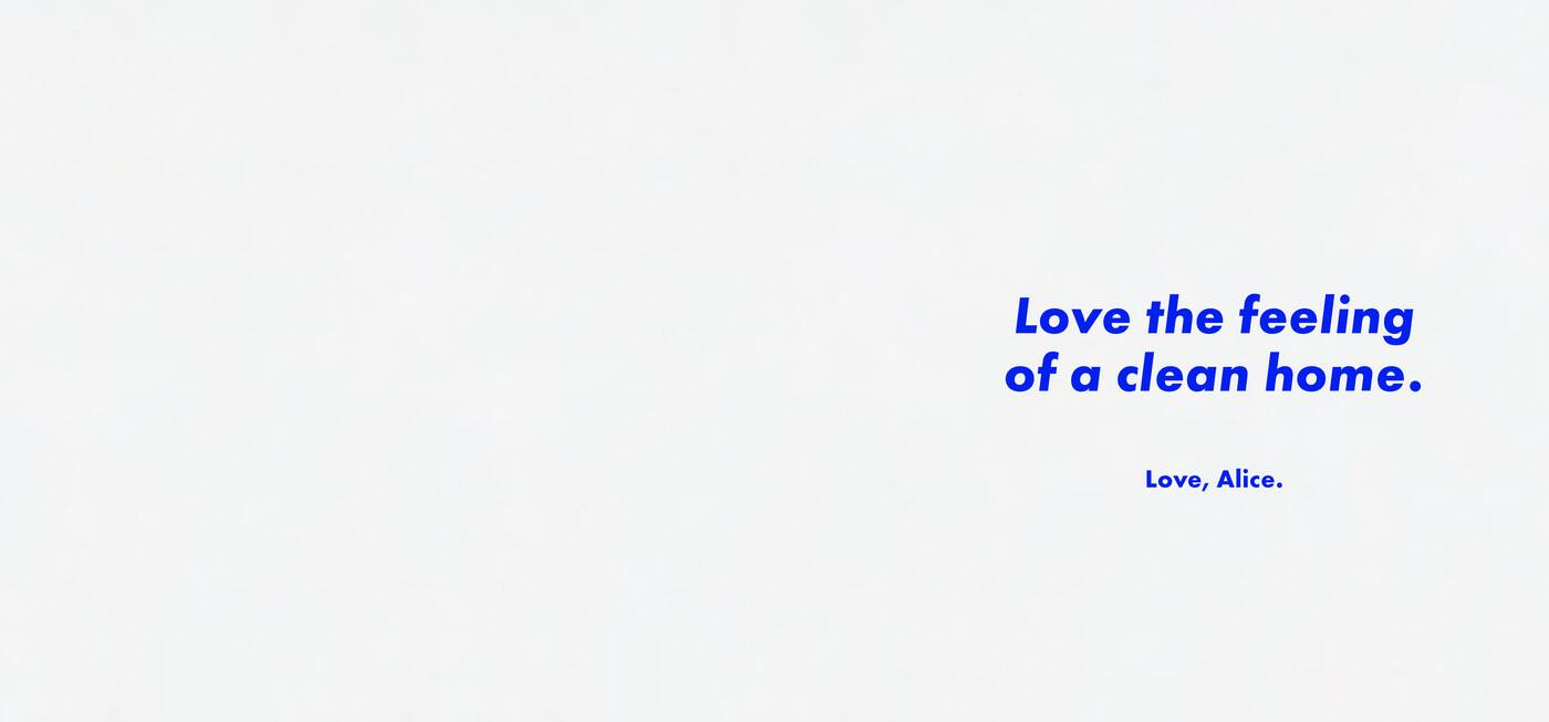 Alice Cleaning - Cover photo