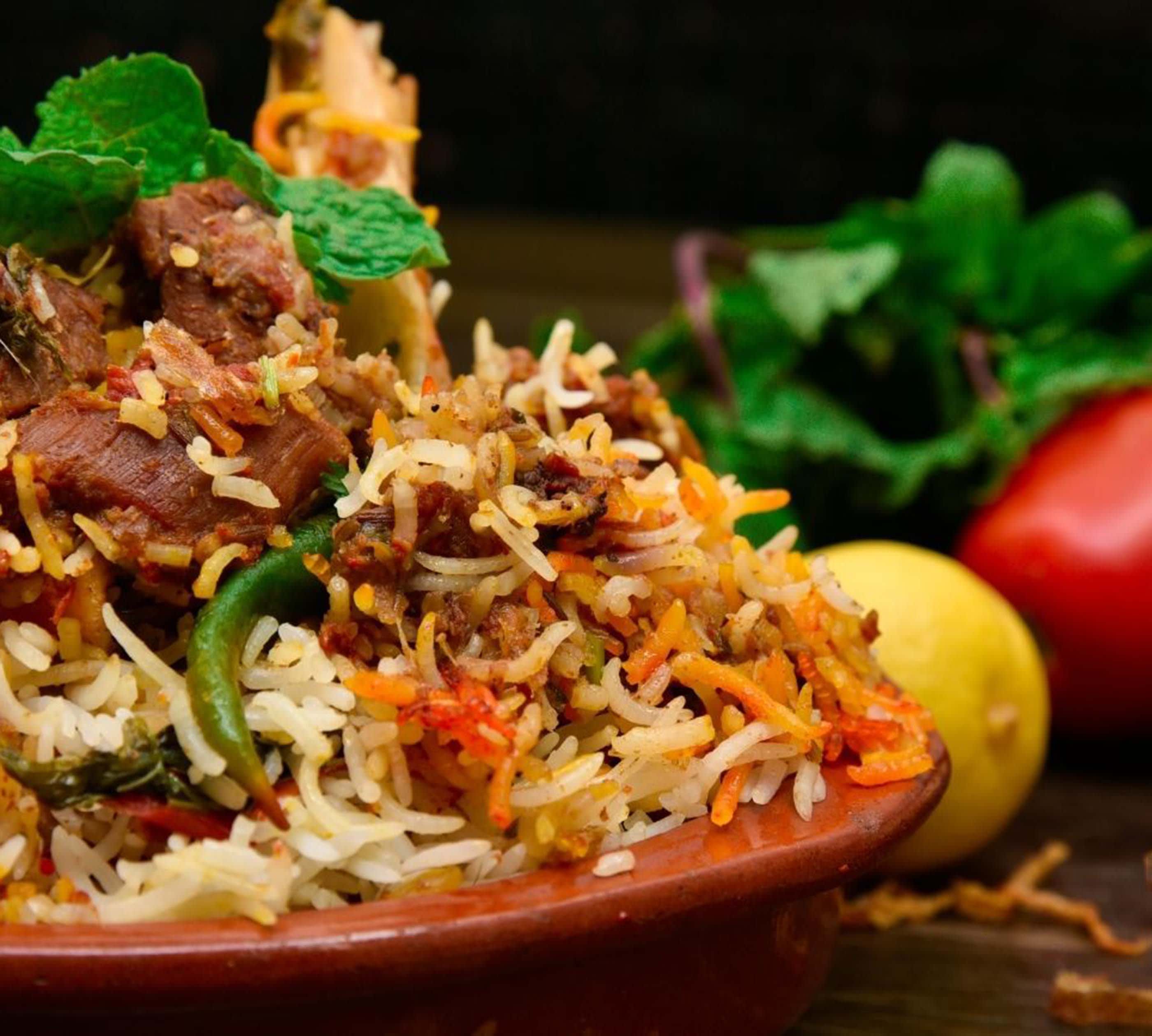 Alif Thattukada (Hyderabadi Dum Biryani) - Logo