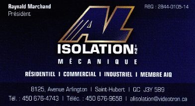 A.L. Isolation inc. - Logo