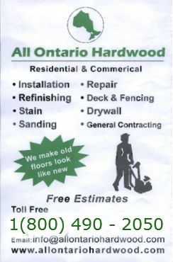 All Ontario Hardwood Flooring - Logo