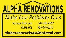 Alpha Renovations - Logo