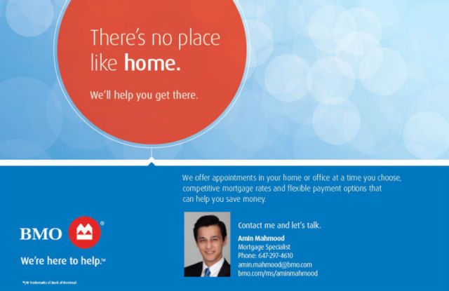 Amin Mahmood, Mortgage Specialist BMO - Logo