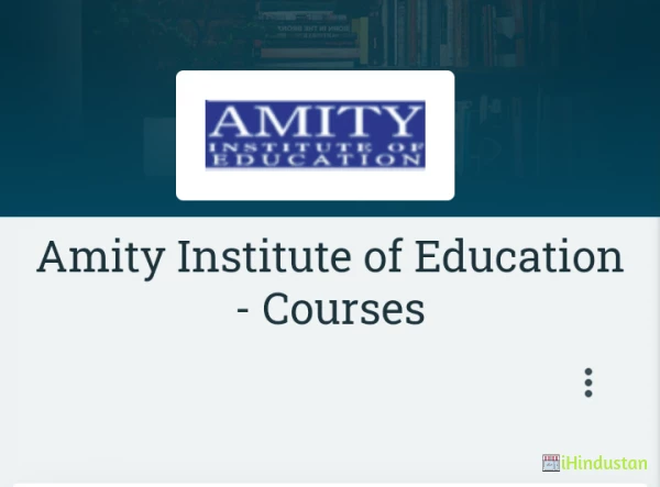 Amity Institute of Education - Logo