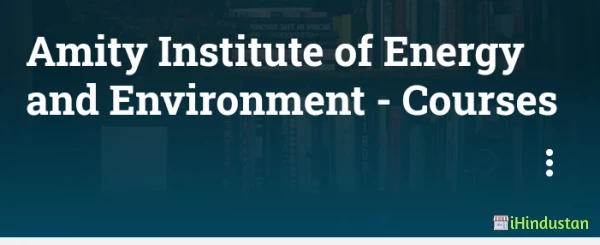 Amity Institute of Energy and Environment - Courses - Logo