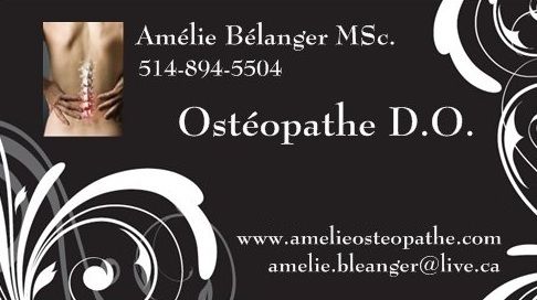 Amélie Bélanger Ostéopathe D.O. - Logo