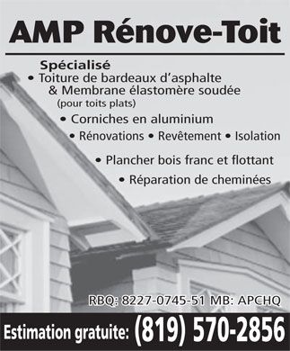 AMP Rénove-Toit - Logo