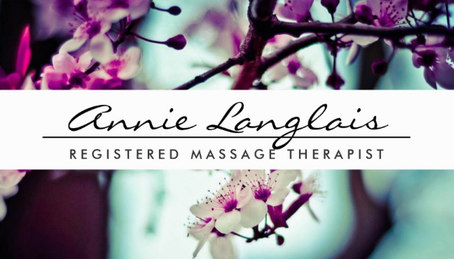Annie Langlais - Registered Massage Therapist - Logo