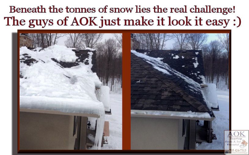 AOK Pressure Washing &a; Roof Top Snow Removal - Logo