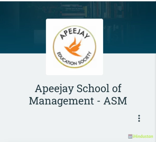 Apeejay School of Management - ASM - Logo