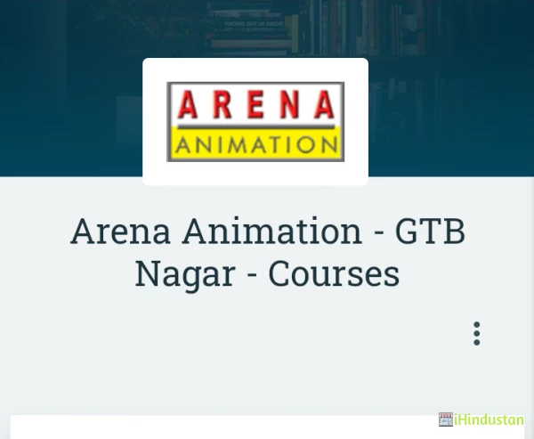 Arena Animation - GTB Nagar - Courses - Logo