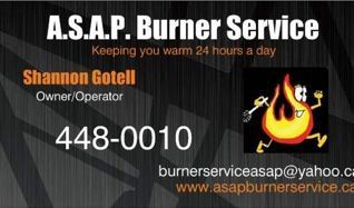 A.S.A.P Burner Service - Cover photo