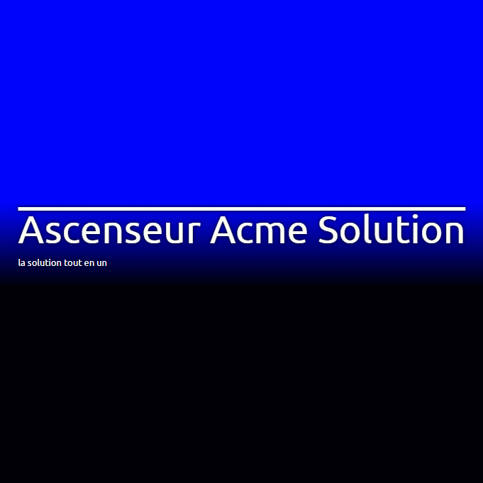Ascenseur Acme Solution Inc. - Logo